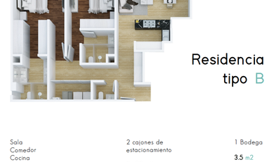 DEPARTAMENTO EN RENTA EN TORRE VEDANA LOMAS DE ANGELOPOLIS III, CHOLULA, PUEBLA