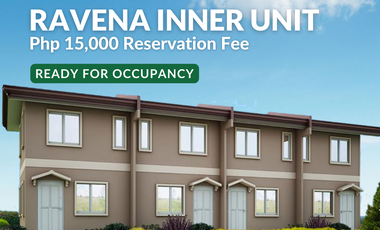 2-Bedroom Ravena Townhouse Model House in Bacolod City | Camella Bacolod South, Brgy. Tangub-Alijis