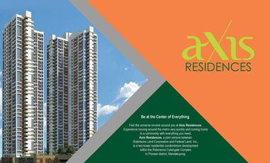 RENT TO OWN STUDIO UNIT IN AXIS RESIDENCES MANDALUYONG NEAR. BGC TAGUIG CITY