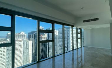 BGC Luxury For Sale in Grand Hyatt Residences Three Bedroom Corner Unit in Bonifacio Global City