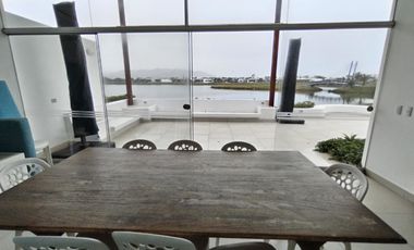 Vendo Casa De 2 Pisos -   Puerto Nuevo – Frente a la Laguna Condominio Privado -Km 71 Panamericana  Sur