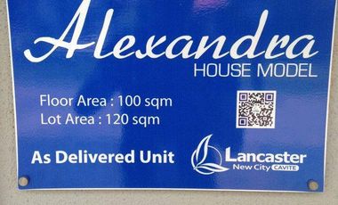 4Bedroom House and Lot fot Sale  Alenxandra Single Attached With fence Ready for Occupancy
