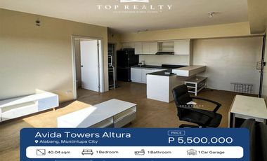 Condominium for Sale in Alabang, Muntinlupa City, 1 Bedroom Condo Unit in Avida Towers Altura