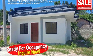 Bungalow For Sale. Ready For Occupancy With Lights and Water. Mansilingan, Bqcolod City
