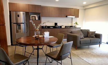 AMUEBLADO CON MINISPLIT Y CENTRO DE LAVADO, VISTA AL CENTRO