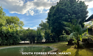 Corner Lot in South Forbes Park Makati for Sale