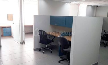 Oficina en Venta con excelente ubicacion en el Centro Financiero de San Isidro, frente a parque y a media cuadra de Javier Prado