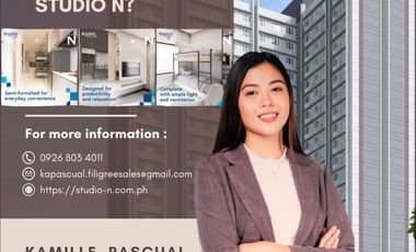 18 sqm | Studio N Condo for sale in Filinvest City Alabang | for as low as P11,500 monthly