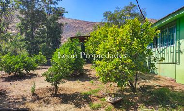 Leon Propiedades vende parcela plana con 2 casas en sector Cuyuncavi, Curacavi