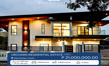 House and Lot for Sale in Dasmariñas, Cavite, 4 Bedroom House in Orchard Residential Estate