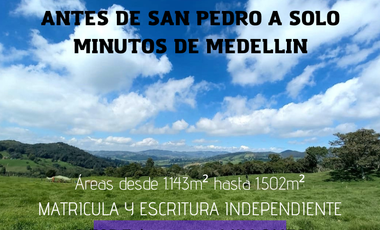 VENDO LOTE EN SAN PEDRO DE LOS MILAGROS