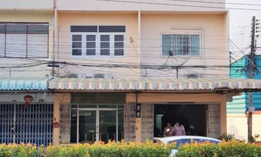 ขายอาคารพาณิชย์ 2 คูหาติดถนน บ้านโป่ง ราชบุรี ทำเลค้าขาย
