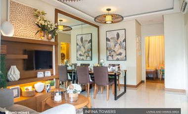 Infina Towers NORTH 2BR with Parking, Aurora Blvd Proj 4 QC near Ateneo and UP