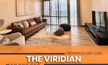 The Viridian In Greenhills | 2 Bedroom (Converted from 3BR) | Near Wack-wack, Ortigas, BGC, makati