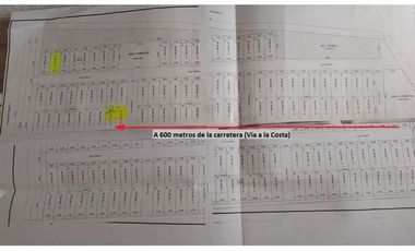 Vendo 2 Terrenos Contiguos en Santa Elena, prov Santa Elena