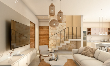 Casa tipo Town House en venta  con alberca privada y terraza