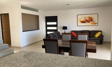 REAL DE JURIQUILLA FRACCIONAMIENTO PENTHOUSE AMUEBLADO DENTRO DE PRIVADA ALBERCA 3 RECAMARAS DOS NIVELES DOS TERRAZAS VISTA ESPECTACULAR