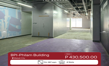 Commercial Office Space for Rent in BPI-Philam Building, Makati City