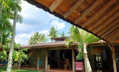 Villa Joglo Tropis dengan Kolam Renang dekat Jalan Palagan