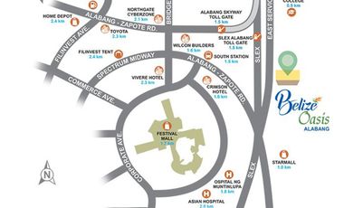 Basement Parking for sale in Belize Oasis, Alabang Muntinlupa