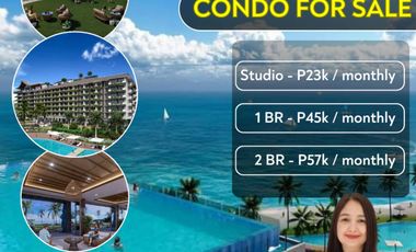 Studio condo unit in San Juan Batangas Pre Selling Condotel Beach Front