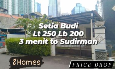 Banting Harga Termurah Rumah Luas 250 Setiabudi 3 menit to Sudirman