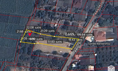 Property ID215LS Land for sale in Mae Taeng 3 Ngan 40 sq.wa. near mae taeng school