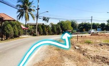 Land sale 1-3-31 rai, 1.9Mbaht, next to asphalt road, water supply, electricity, Tha Kwang Subdistrict, Saraphi District, Chiang Mai
