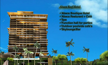 Condo for sale in Mactan, Cebu, The Reef 40 sq.m studio with seaview, furnished