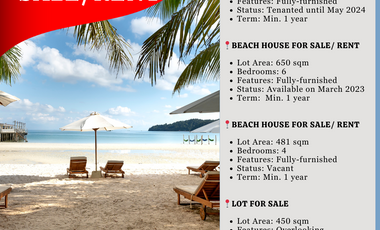 FOR SALE/ RENT: Beach House and Lot in Peninsula de Punta Fuego