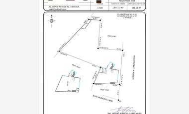 VENTA TERRENO CON CONSTRUCCIÓN AV. LOPEZ MATEOS