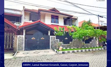 Dijual Rumah Prapen Indah Tenggilis Mejoyo Surabaya Lantai Marmer SHM dkt Universitas Surabaya UBAYA