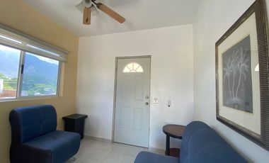 Departamento Amueblado en Renta en Lomas Mederos Antes de Carretera Nacional en Monterrey.