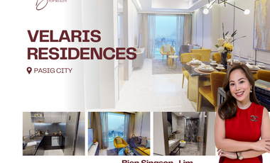 Velaris Residences in Bridgetown Pasig For Sale 1 Bedroom Premium