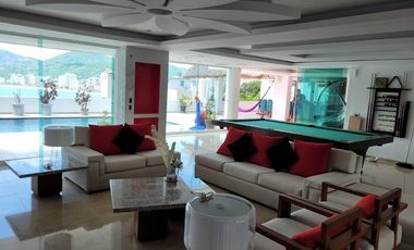 Acapulco Guitarron Casa Sola En Venta Con Vista A La Bahia 4 Recamaras