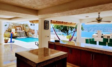 Acapulco Guitarron Casa Sola En Venta Con Vista A La Bahia 4 Recamaras