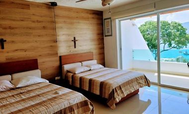 Acapulco Guitarron Casa Sola En Venta Con Vista A La Bahia 4 Recamaras