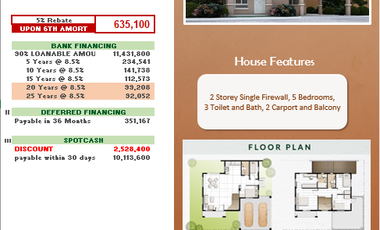 House and Lot for sale in Subic right beside Vista Mall Subic