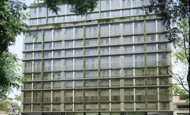 OFICINA CON TECHO DOBLE ALTURA EN EDIFICIO PREMIUM VISTA A PARQUE