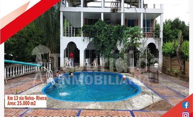 SE VENDE ESPECTACULAR FINCA - RIVERA (HUILA -COL)