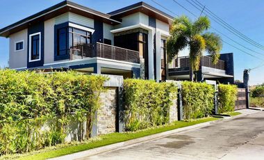 FOR SALE FULLY FURNISHED MODERN TWO STOREY HOUSE WITH SWIMMING POOL IN PAMPANGA NEAR SM TELABASTAGAN