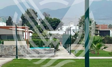 SE VENDE TERRENO EN ESQUINA DE 144 M2 CERCA A PISCINA EN CONDOMINIO EN CHOCAYA KM 92.5