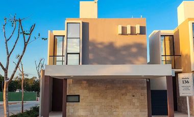 Increible conjunto de Casas en venta en cholul Mérida Yucatan.Parques y Amenidades