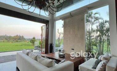 DISEWAKAN TRADISIONAL MODERN VILLA WITH AMAZING PADDY DAN SEA VIEW TANAH LOT BERABAN KEDIRI TABANAN, BALI