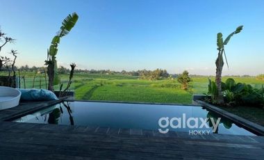 DISEWAKAN TRADISIONAL MODERN VILLA WITH AMAZING PADDY DAN SEA VIEW TANAH LOT BERABAN KEDIRI TABANAN, BALI