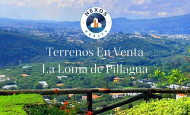 HERMOSO TERRENO DE VENTA EN PILLAGUA CUMBAYA!!  VISTA!!