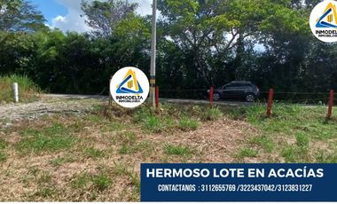GRAN OFERTA, SE VENDE LOTE CAMPESTRE MONTELIBANO ACACIAS META
