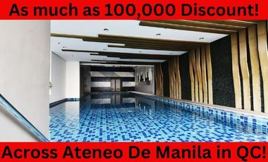 Condo for sale in Katipunan ave. Quezon city In front of Ateneo De Manila Vista Pointe of Vista Residences