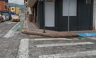 Alquiler de locales comerciales en Otavalo, calle Roca y Mejía Esquina