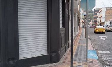 Alquiler de locales comerciales en Otavalo, calle Roca y Mejía Esquina